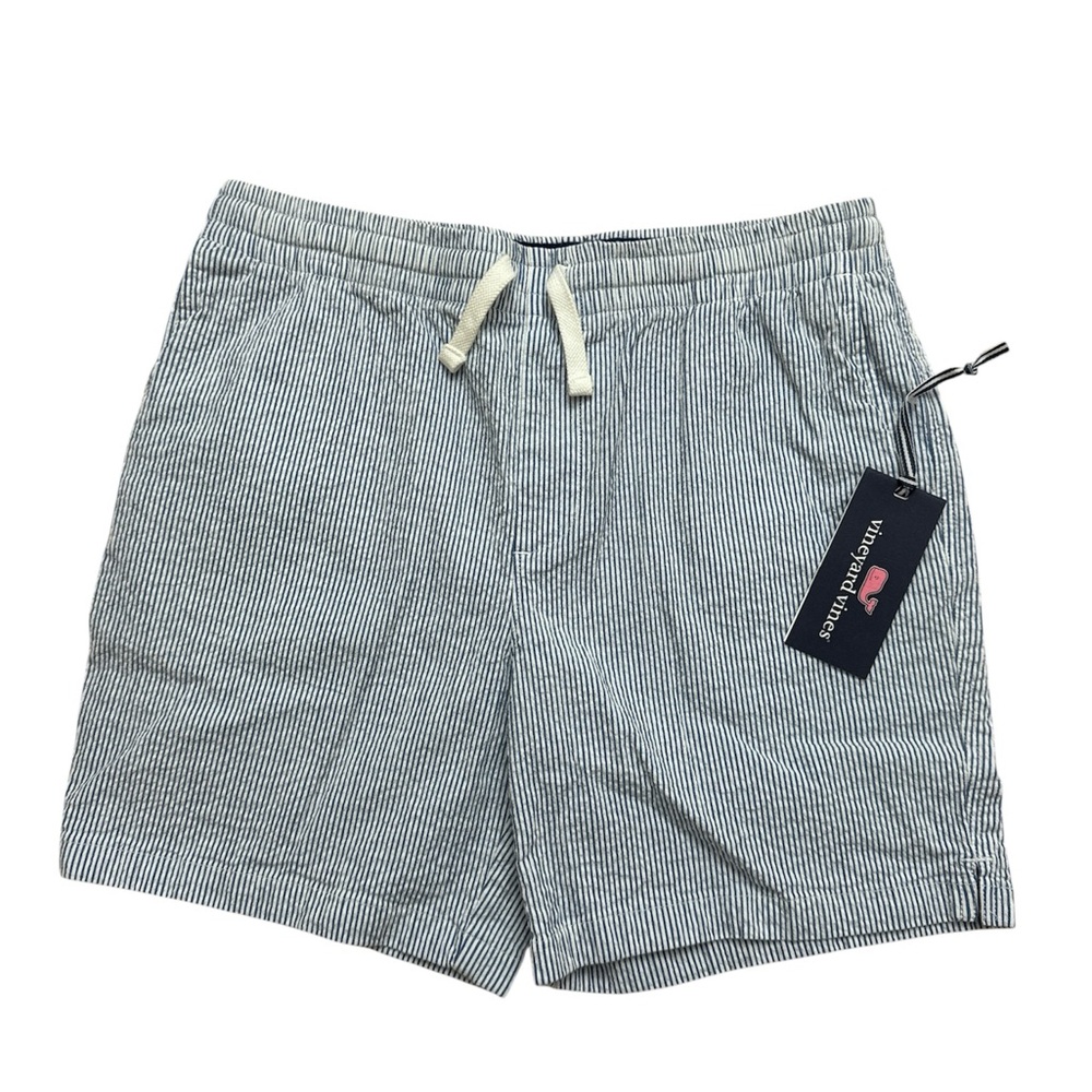 Vineyard Vines Pull On Seersucker Shorts